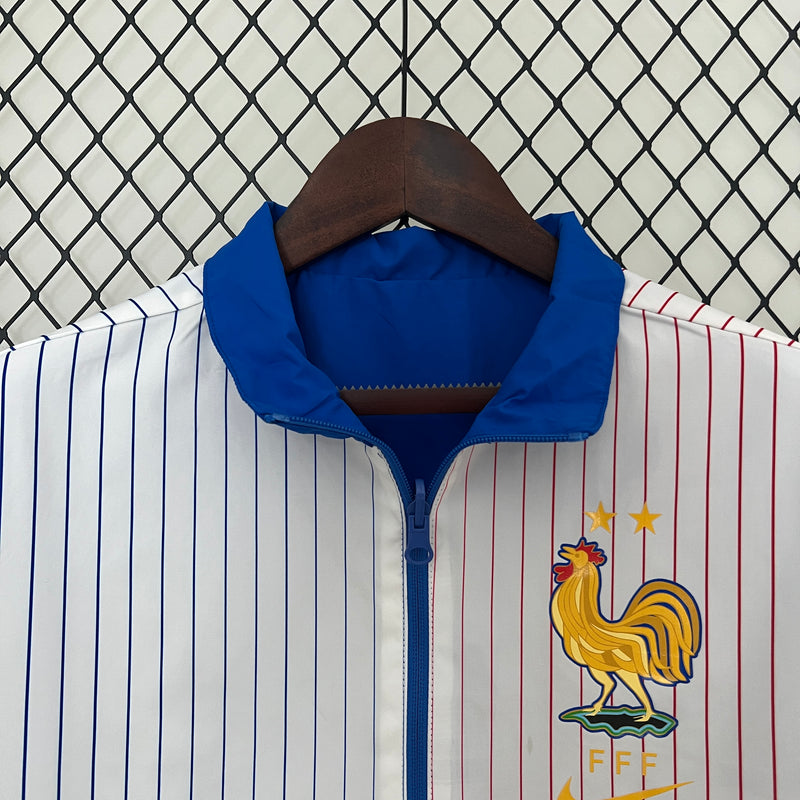 Jaqueta Corta-Vento França Dupla-Face 24/25 Masculino Nike - Azul