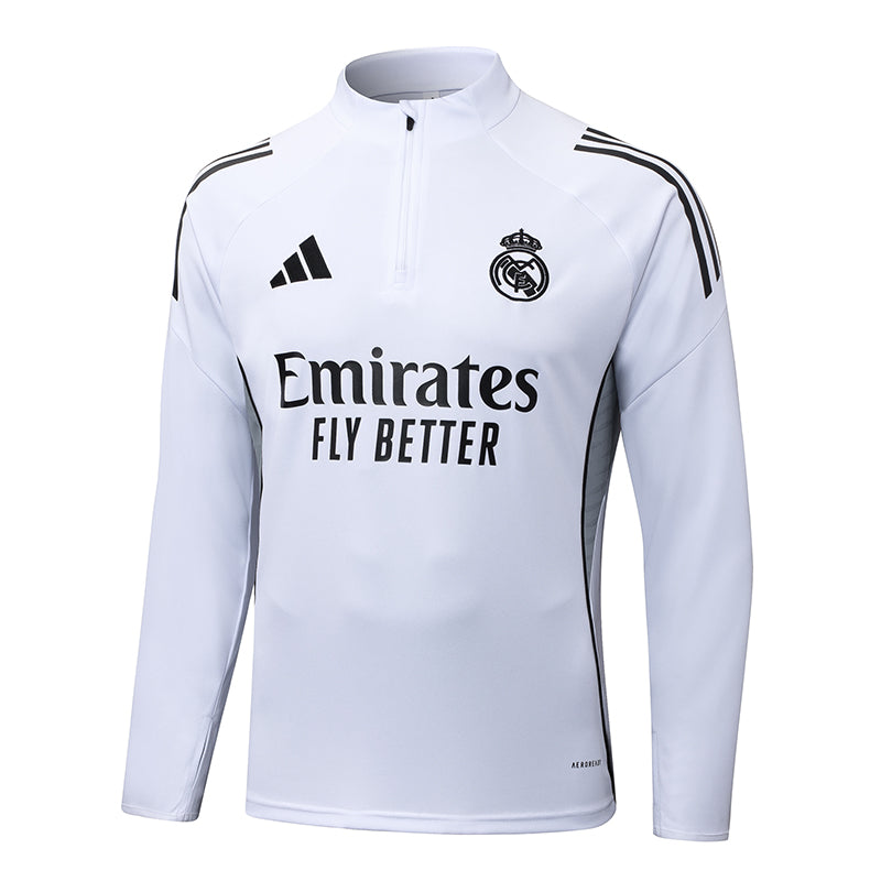 Conjunto Real Madrid 25/26 Masculino Adidas - Branco