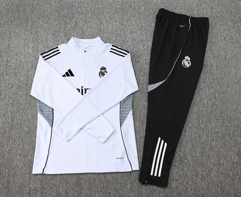 Conjunto Real Madrid 25/26 Masculino Adidas - Branco