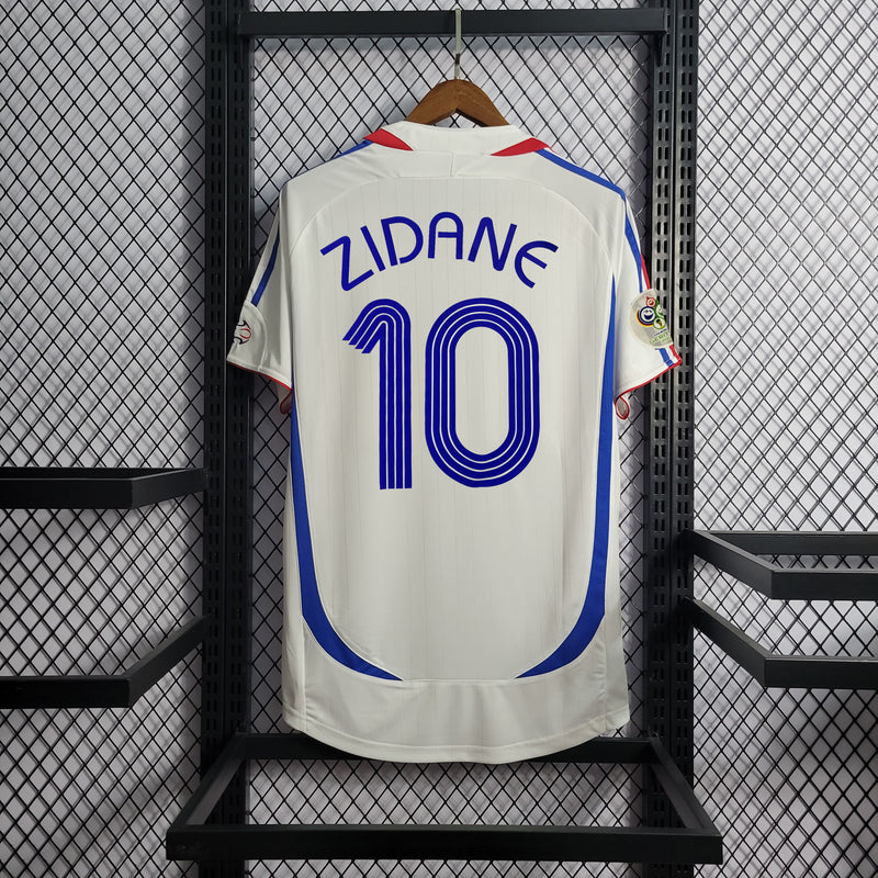 Camisa França Away 2006 Retrô - Branco