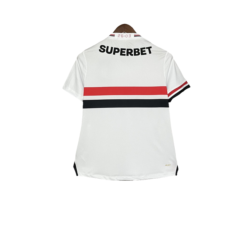 Camisa São Paulo 25/26 I Home - Patrocinado - Feminina
