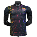 Camisa Barcelona 25/26 Edição Especial - Preto, Amarelo e Vermelho - Versão Jogador