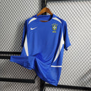 Camisa Brasil Away 2002 Retrô - Azul