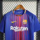 Camisa Barcelona Home 17/18 Retrô - Azul+Grená