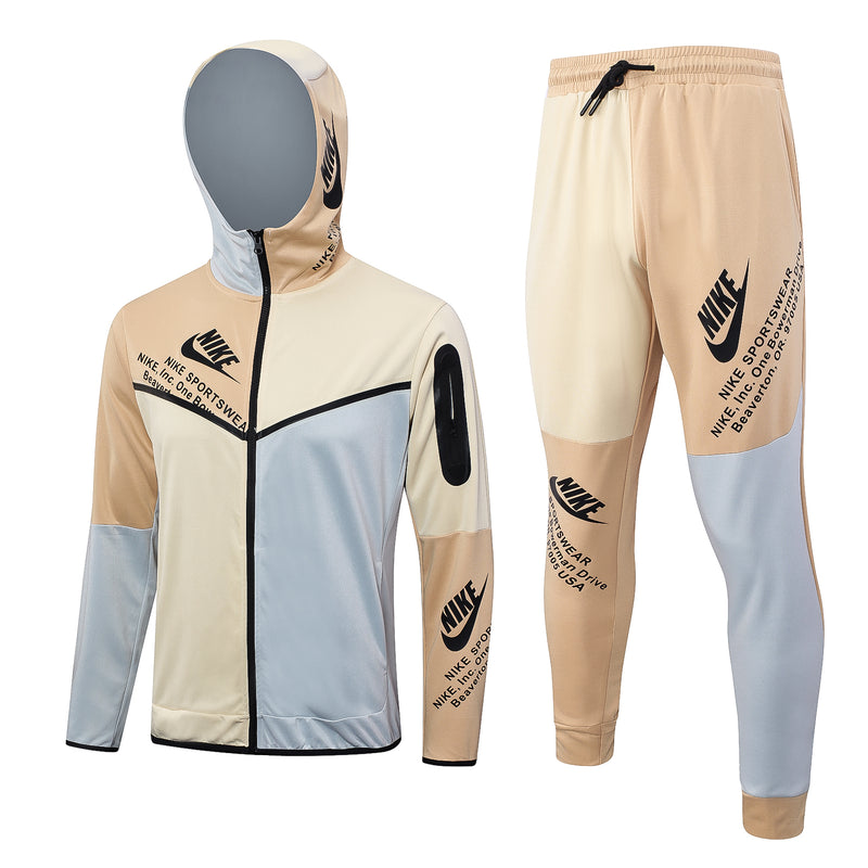 Conjunto Nike: Tech Fleece - Bege
