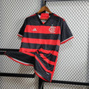 Camisa do Flamengo Home 24/25 Torcedor Masculino - Preto e Vermelho