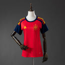Camisa Espanha Home | 25/26 Torcedor Adidas Feminina - Vermelho