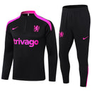 Conjunto Chelsea 24/25 Masculino Nike - Preto e Rosa