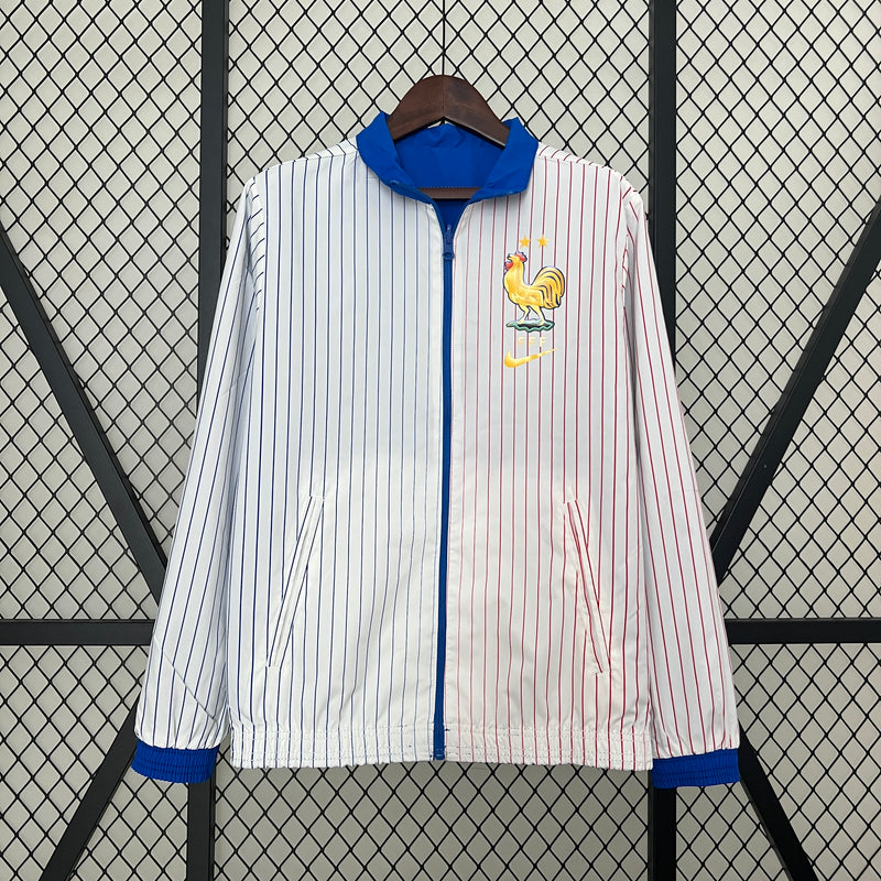Jaqueta Corta-Vento França Dupla-Face 24/25 Masculino Nike - Azul