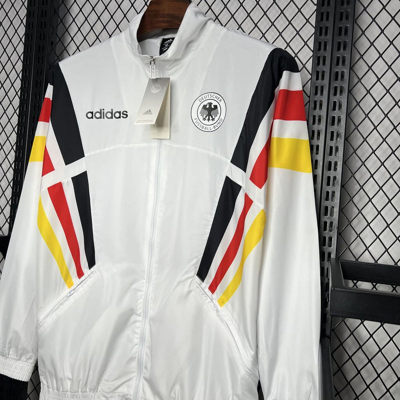Jaqueta Corta-Vento Alemanha 24/25 Masculino Adidas - Branco