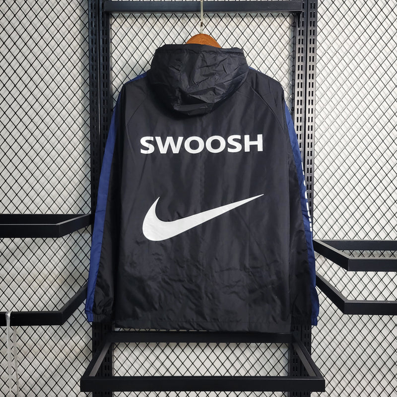 Jaqueta Corta-Vento Nike Just Do It - Preto, verde e azul