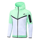 Conjunto Nike: Tech Fleece - Verde e branco