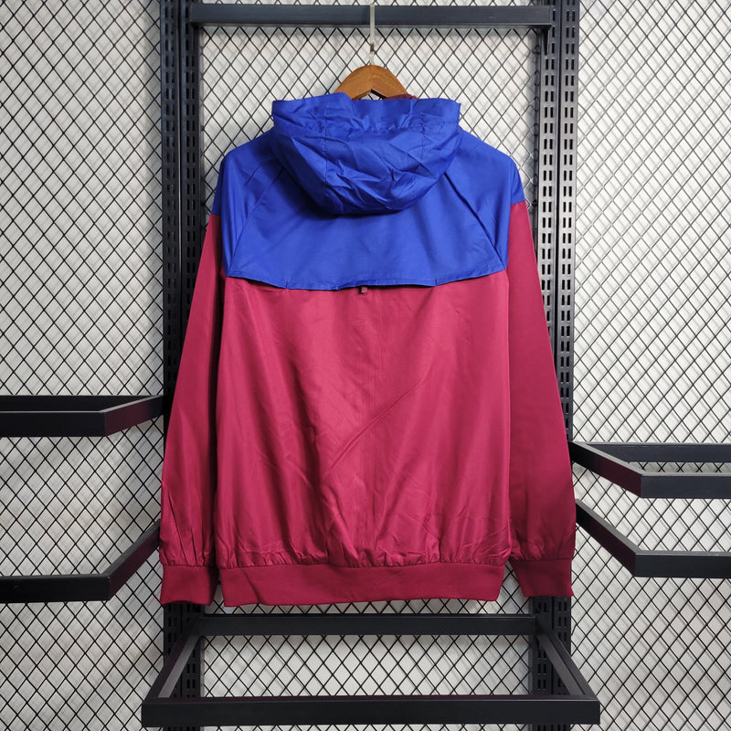 Jaqueta Corta-Vento Barcelona 23/24 Masculino Nike - Vermelho