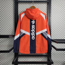 Jaqueta Corta-Vento Adidas Casual - Laranja e Azul