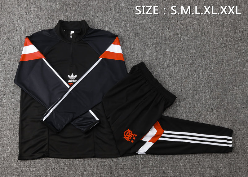 Conjunto Flamengo 24/25 Masculino Adidas - Preto