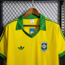 Camisa Brasil Home 1979 Retrô - Amarelo