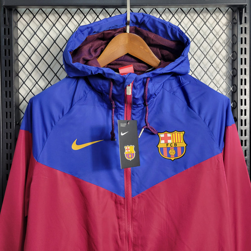 Jaqueta Corta-Vento Barcelona 23/24 Masculino Nike - Vermelho