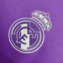 Camisa Real Madrid Retrô 17/18 | Torcedor Adidas Masculino - Roxo - Manga Longa
