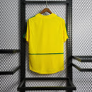 Camisa Brasil Home 2002 Retrô - Amarelo