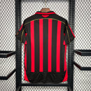 Camisa Retrô AC Milan Home 06/07 - Vermelho+Preto