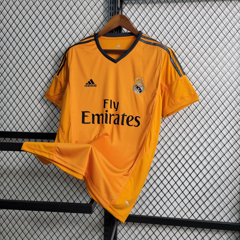 Camisa Retrô Real Madrid Away 13/14 - Laranja