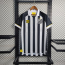 Camisa Santos Away I 23/24 Torcedor Umbro Masculino - Preto e Branco