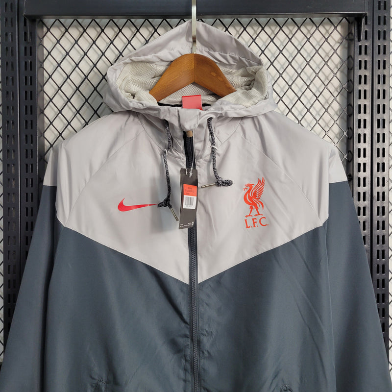 Jaqueta Corta-Vento Liverpool Masculino Nike - Cinza