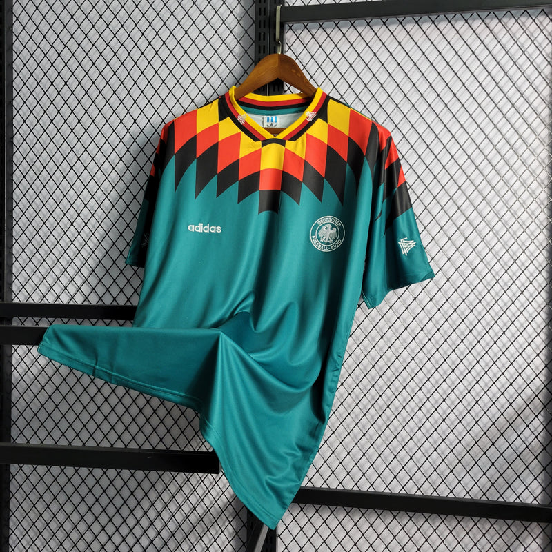 Camisa Alemanha Away 1994 Retrô - Verde