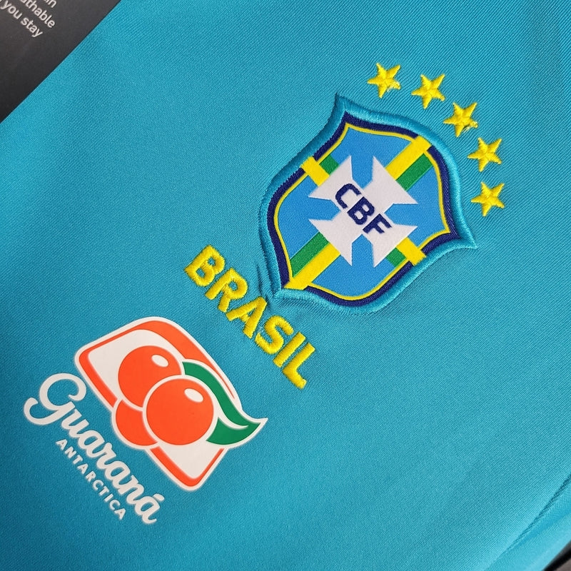 Jaqueta Corta-Vento Brasil 23/24 Masculino Nike - Azul