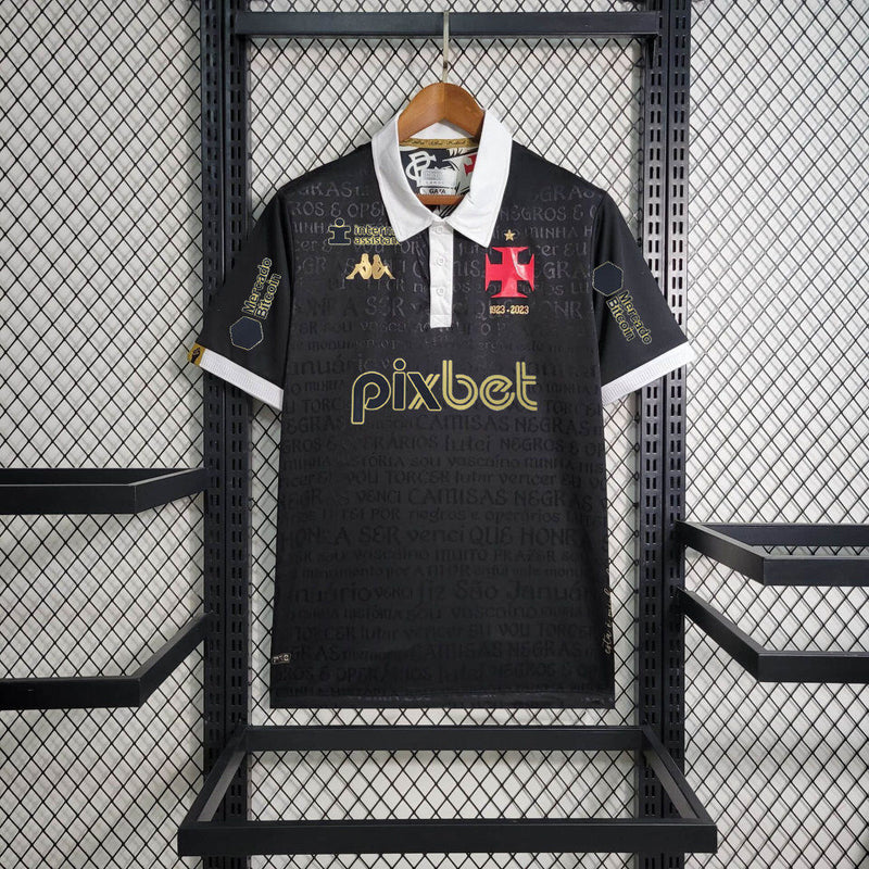 Camisa Vasco III 23/24  Kappa Masculina - Preto
