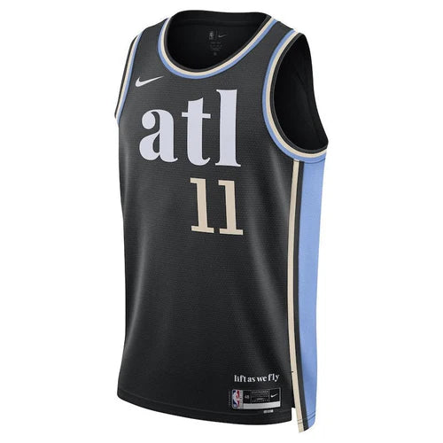 Camisa NBA Trae Young - Atlanta Hawks - 23/24 - Preto - Edição Cidade