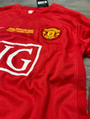 Camisa Nike Manchester United Home I - 2007/08 Retrô Manga Longa